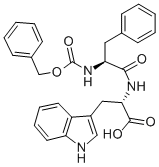 CAS#: 16856-28-3, 2-[[2-(Benzyloxycarbonylamino)-3-phenyl-propanoyl]amino]-3-(1H-indol-3-yl)propionic acid