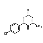 CAS 登录号：16858-20-1， 2-(4-氯苯基)-6-甲基-4-嘧啶醇