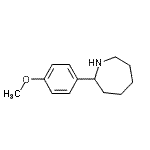CAS 登录号：168890-46-8， 2-(4-甲氧基苯基)氮杂环庚烷