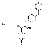 CAS 登录号：169197-02-8， 4-[(1R,2S)-3-(4-苄基-1-哌啶基)-1-羟基-2-甲基丙基]苯酚盐酸盐(1:1)