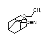CAS 登录号：169215-88-7， 2-乙氧基-2-金刚烷甲腈
