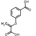 CAS 登录号：16929-37-6， 3-[(1-羧基乙烯基)氧基]苯甲酸