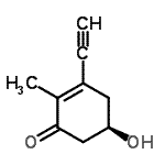 CAS#: 169305-41-3, (5R)-3-Ethynyl-5-Hydroxy-2-Methyl-2-Cyclohexen-1-One