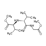 CAS 登录号：169453-33-2， 甲基N-[(2S)-1-甲氧基-3-甲基-1-氧代-2-丁烷基]-D-缬氨酰甘氨酸酯