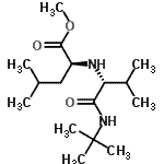 CAS 登录号：169453-37-6， 甲基N-{(2R)-3-甲基-1-[(2-甲基-2-丙基)氨基]-1-氧代-2-丁烷基}-L-亮氨酸酯
