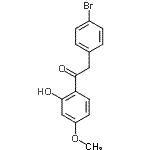 CAS 登录号：170014-23-0， 2-(4-溴苯基)-1-(2-羟基-4-甲氧基苯基)乙酮