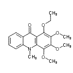 CAS#: 17014-67-4, 1-Ethoxy-2,3,4-Trimethoxy-10-Methyl-9(10H)-Acridinone
