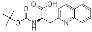 CAS 登录号：170157-64-9， (R)-alpha-[[(1,1-二甲基乙氧基)羰基]氨基]-2-喹啉丙酸