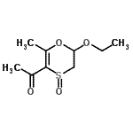 CAS 登录号：170161-60-1， 1-(6-乙氧基-2-甲基-4-氧代-5,6-二氢-1,4-氧硫杂环己二烯-3-基)乙酮