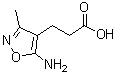 CAS 登录号：170312-25-1， 3-(5-氨基-3-甲基-1,2-恶唑-4-基)丙酸
