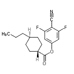 CAS 登录号：170447-78-6， (4-氰基-3,5-二氟-苯基)4-丙基环己烷-1-羧酸酯