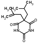 CAS#: 17048-97-4, 5-Isobutyl-5-(2-Methyl-2-Propen-1-Yl)-2,4,6(1H,3H,5H)-Pyrimidinetrione