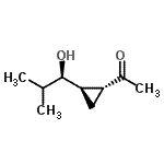 CAS 登录号：170552-90-6， 1-[(1R,2R)-2-[(1R)-1-羟基-2-甲基-丙基]环丙基]乙酮