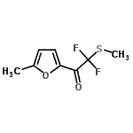 CAS 登录号：170654-37-2， 2,2-二氟-1-(5-甲基-2-呋喃基)-2-(甲硫基)乙酮