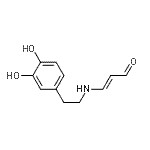 CAS 登录号：170803-37-9， (2E)-3-{[2-(3,4-二羟基苯基)乙基]氨基}丙烯醛