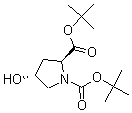 CAS#: 170850-75-6, (2S,4R)-4-Hydroxy-1,2-Pyrrolidinedicarboxylic Acid 1,2-Bis(1,1-Dimethylethyl) Ester