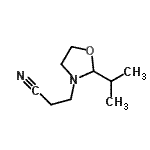 CAS 登录号：170876-14-9， 3-(2-异丙基-1,3-恶唑烷-3-基)丙腈