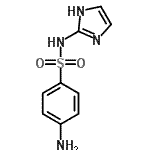 CAS 登录号：17103-46-7， 4-氨基-N-(1H-咪唑-2-基)苯磺酰胺