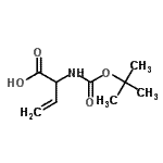 CAS#: 171077-04-6, 2-({[(2-Methyl-2-Propanyl)Oxy]Carbonyl}Amino)-3-Butenoic Acid