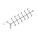 CAS 登录号：171198-24-6， 铯十三氟庚酸盐