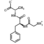 CAS#: 17123-30-7, (2S)-2-{[N-(Ammonioacetyl)-L-Phenylalanyl]Amino}Propanoate