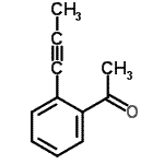 CAS 登录号：171258-00-7， 1-[2-(1-丙炔-1-基)苯基]乙酮