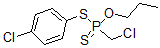 CAS 登录号：1713-98-0， 氯甲基二硫代膦酸S-(4-氯苯基)O-丙基酯