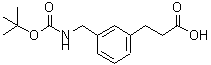 CAS#: 171663-00-6, 3-{3-[({[(2-Methyl-2-Propanyl)Oxy]Carbonyl}Amino)Methyl]Phenyl}Propanoic Acid