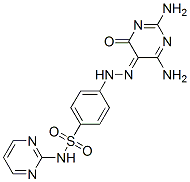CAS 登录号：17174-56-0， 4-[2-(2,4-二氨基-6-氧代-嘧啶-5-亚基)肼基]-N-嘧啶-2-基-苯磺酰胺