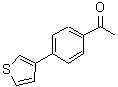 CAS 登录号：172035-84-6， 1-[4-(3-噻吩基)苯基]乙酮