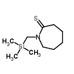 CAS 登录号：172038-04-9， 1-[(三甲基硅烷基)甲基]-2-氮杂环庚烷硫酮