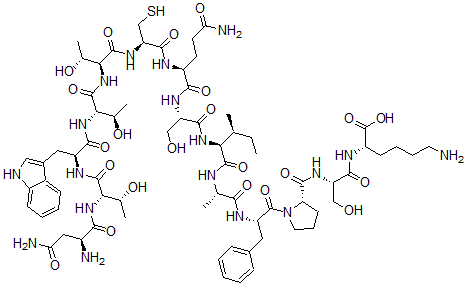 CAS#: 172228-98-7, L-Asparaginyl-L-Threonyl-L-Tryptophyl-L-Threonyl-L-Threonyl-L-Cysteinyl-L-Glutaminyl-L-Seryl-L-Isoleucyl-L-Alanyl-L-Phenylalanyl-L-Prolyl-L-Seryl-L-Lysine