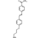 CAS#: 17224-18-9, 1-{4-[(E)-(4-Butoxybenzylidene)Amino]Phenyl}Ethanone