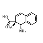 CAS 登录号：172329-35-0， (1S,2R)-1-氨基-2-甲基-1,2-二氢-2-萘甲酸