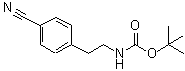 CAS 登录号：172348-86-6， [2-(4-氰基苯基)乙基]氨基甲酸叔丁酯