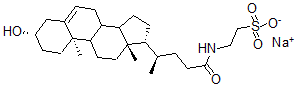 CAS 登录号：17238-48-1， 2-(((3beta)-3-羟基-24-氧代胆-5-烯-24-基)氨基)-乙烷磺酸单钠盐