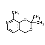 CAS 登录号：172506-91-1， 2,2,8-三甲基-4H-[1,3]二恶英并[4,5-c]吡啶