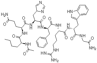 CAS 登录号：172617-89-9， N-乙酰基-L-正亮氨酰-L-谷氨酰胺酰-L-组氨酰-D-苯丙氨酰-L-精氨酰-D-色氨酰-甘氨酰胺