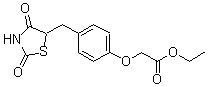 CAS#: 172648-06-5, 2-[4-[(2,4-Dioxo-5-Thiazolidinyl)Methyl]Phenoxy]-Acetic Acid Ethyl Ester