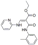 CAS 登录号：172753-06-9， (E)-2-[(2-甲基苯基)氨基甲酰]-3-(吡啶-2-基氨基)丙-2-烯酸乙酯