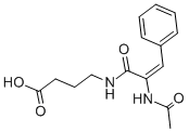 CAS 登录号：172798-49-1， 4-[(2-乙酰氨基-3-苯基丙-2-烯酰基)氨基]丁酸