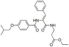 CAS 登录号：172798-62-8， 3-[[(Z)-2-[[4-(2-甲基丙氧基)苯甲酰基]氨基]-3-苯基丙-2-烯酰基]氨基]丙酸乙酯
