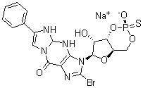 CAS#: 172806-20-1, beta-Phenyl-1,N2-Etheno-8-Bromoguanosine-3',5'-Cyclic Monophosphorothioate Rp-Isomer Sodium Salt