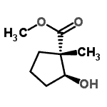 CAS 登录号：172825-20-6， 甲基(1S,2S)-2-羟基-1-甲基环戊烷羧酸酯