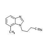 CAS#: 172839-69-9, 4-(7-Methyl-1H-Benzimidazol-1-Yl)Butanenitrile