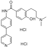 CAS 登录号：172854-55-6， 3-(3-二甲基氨基丙基)-4-羟基-N-(4-吡啶-4-基苯基)苯甲酰胺盐酸盐