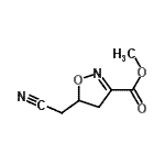 CAS 登录号：172911-99-8， 甲基5-(氰基甲基)-4,5-二氢-1,2-恶唑-3-羧酸酯