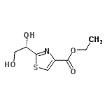 CAS 登录号：172952-26-0， 乙基2-[(1S)-1,2-二羟基乙基]-1,3-噻唑-4-羧酸酯