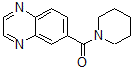CAS 登录号：173047-75-1， 哌啶-1-基-喹喔啉-6-基甲酮