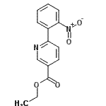 CAS 登录号：173065-29-7， 乙基6-(2-硝基苯基)烟酸酯